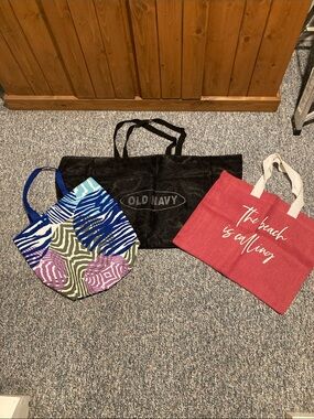 3 Beach Bags-NWOT